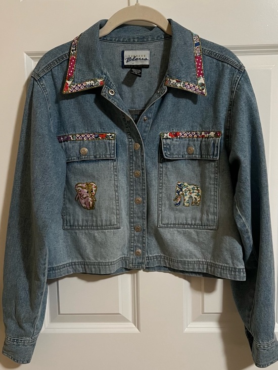 Express Bleus Jackets & Blazers - EUC vintage Express Bleus light denim jean jacket. Size M